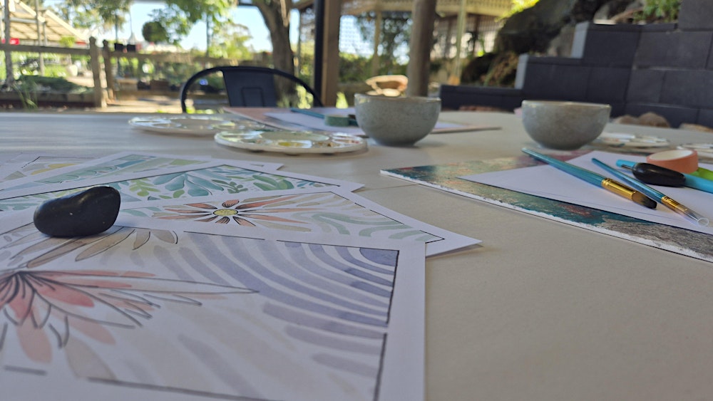 Mushroom Watercolour Mindfulness @ Barossa Nursery