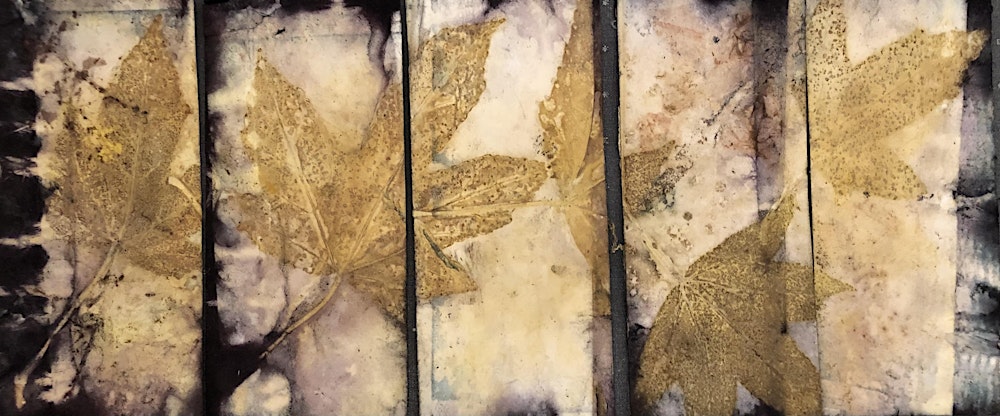 Atelier Teinture Eco-print et sublimation Or pour l'Art de la Table  /DIY