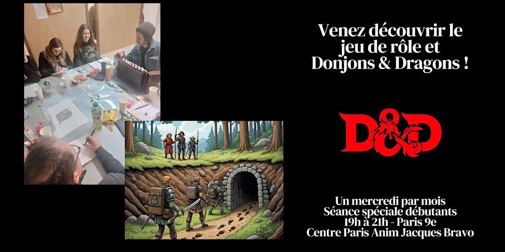 Initiation au jeu de rôle - Donjons & Dragons - Paris