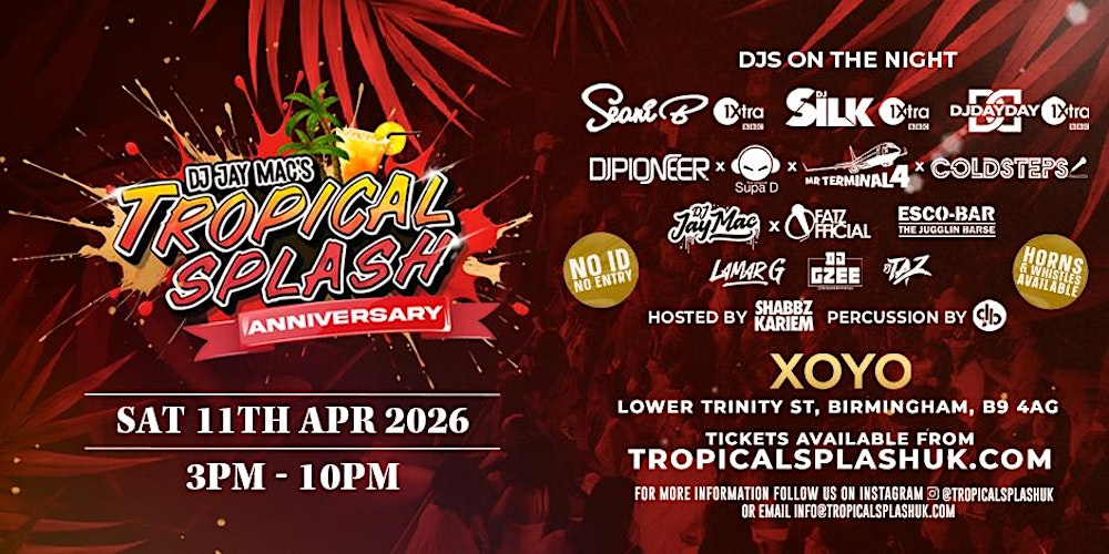 DJ Jay Mac's Tropical Splash Anniversary Party