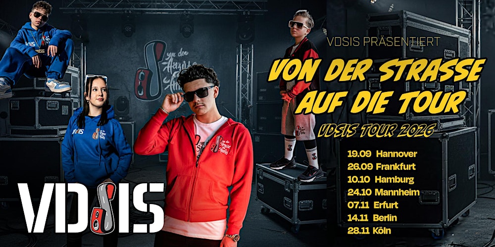 VDSIS TOUR 2026 - KÖLN - Von der Strasse auf die Tour