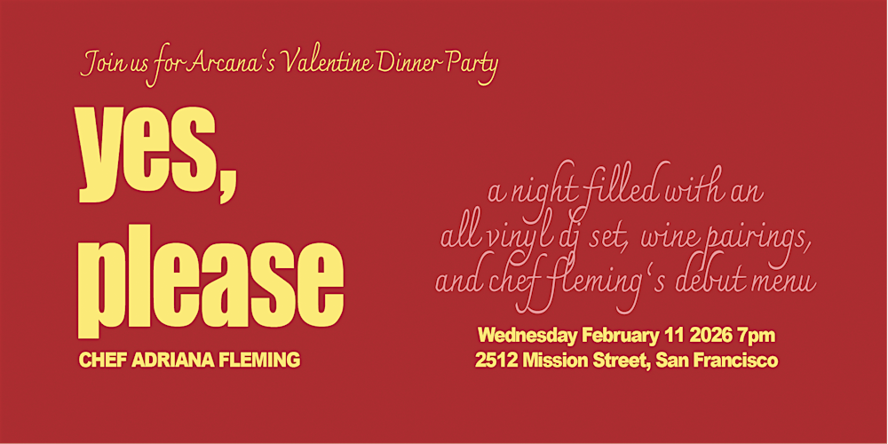 Yes, Please Arcana's Valentine Dinner Party