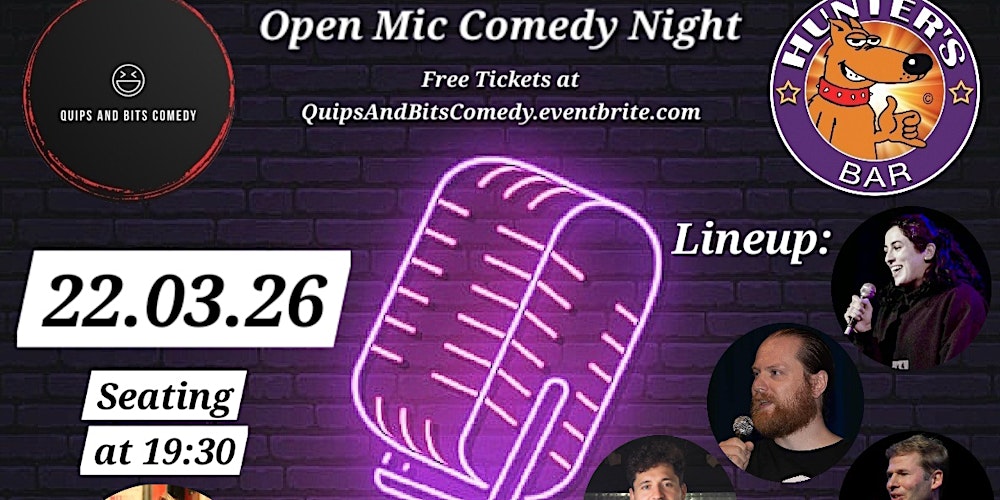 Hunter's Bar Open Mic Comedy