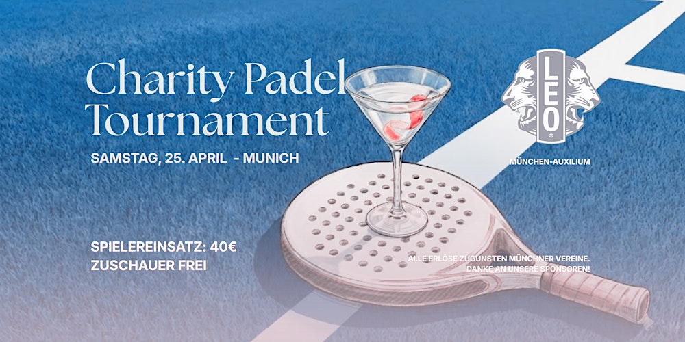 CHARITY PADEL TUNIER - LEO MÜNCHEN-AUXILIUM