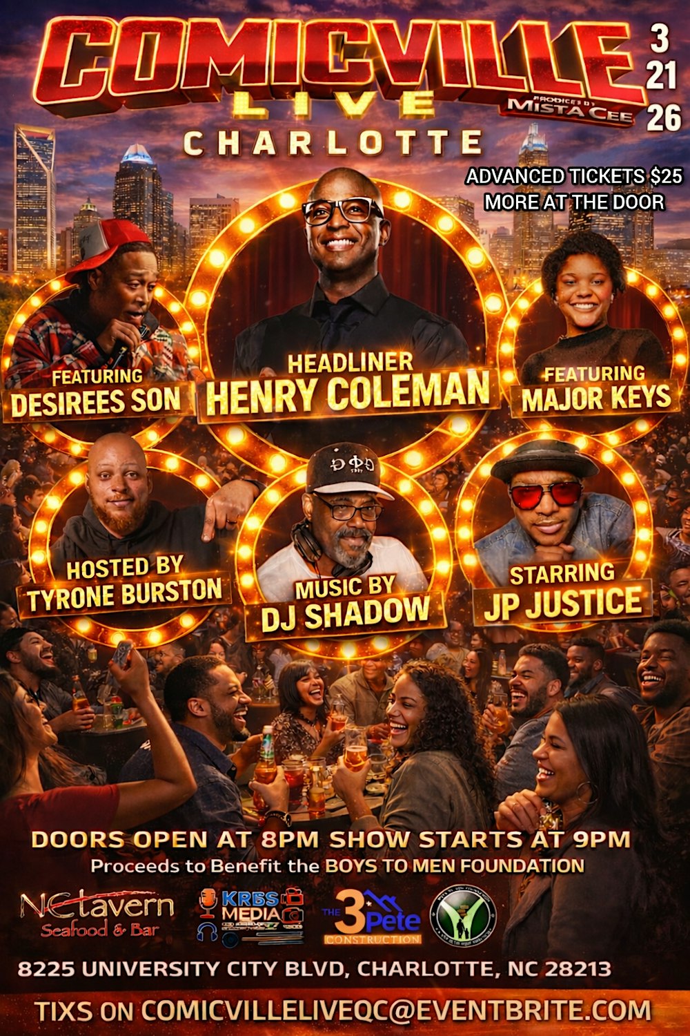 COMICVILLE LIVE CHARLOTTE