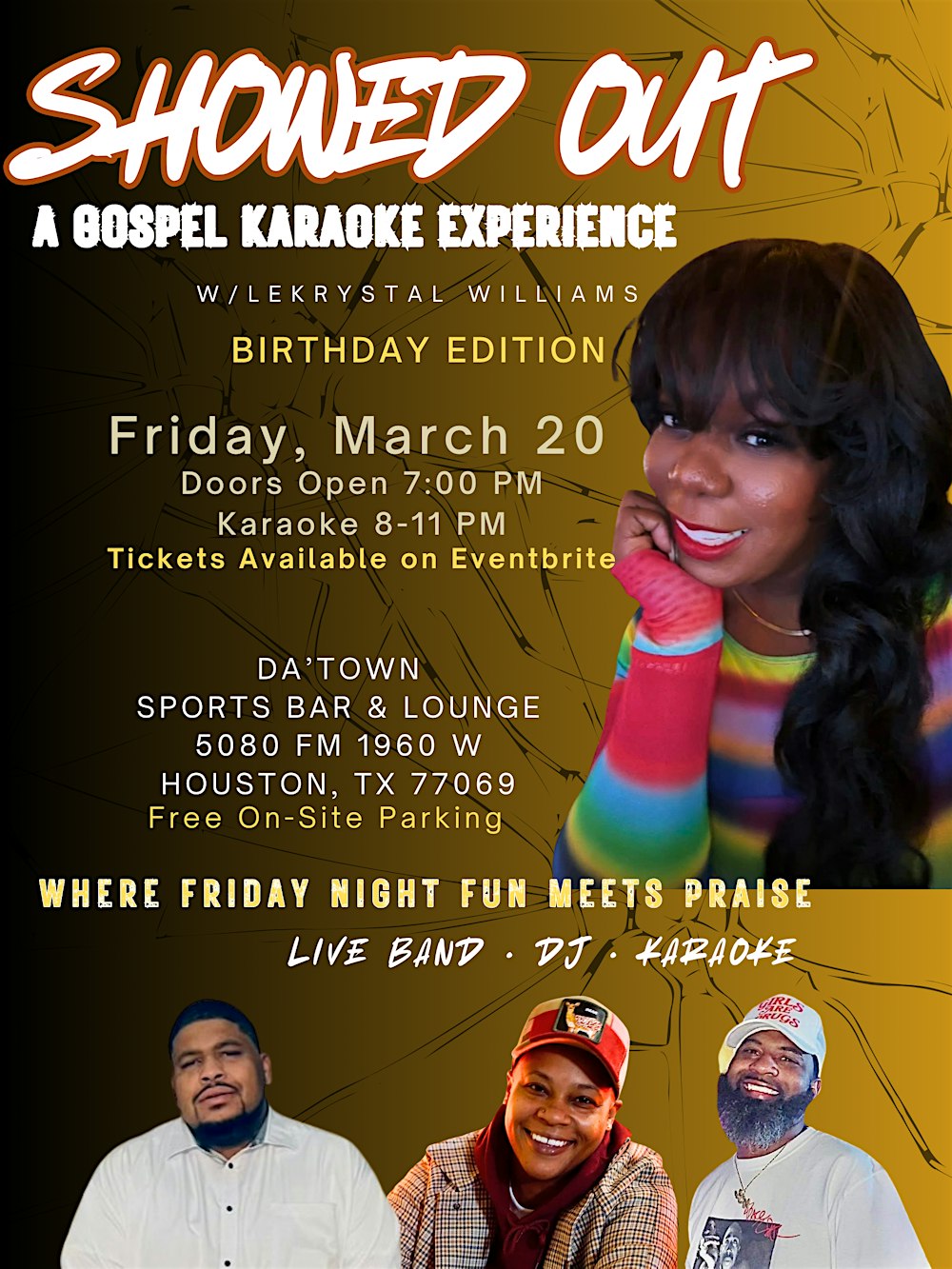 SHOWED OUT: A Gospel Karaoke Experience (Birthday Edition)