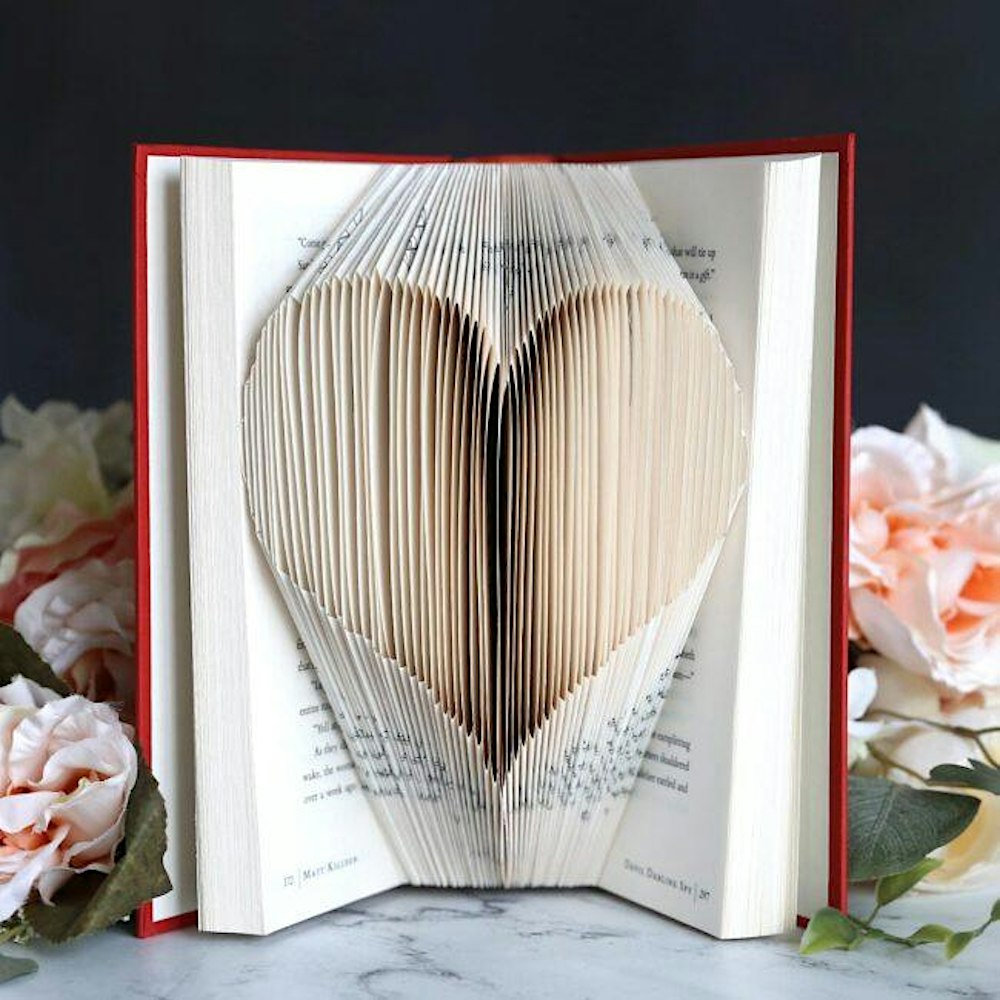 Sip, Snip & Blooms- Valentine's Themed Book Folding Workshop
