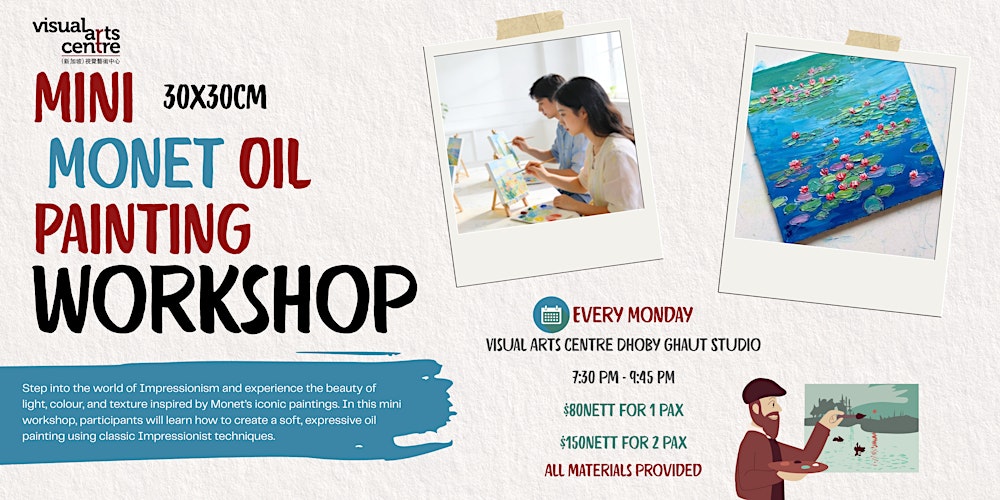 Mini Monet Oil Painting Workshop