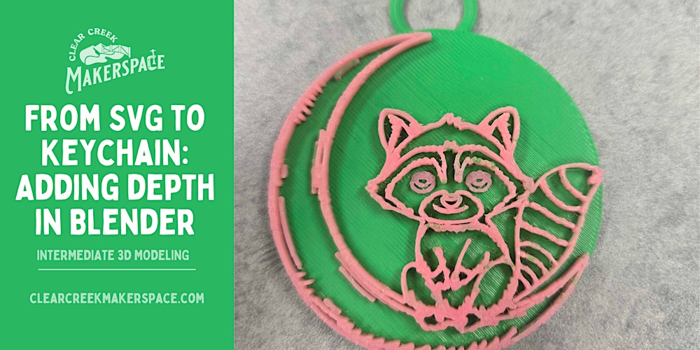 From SVG to Keychain: Adding depth in Blender