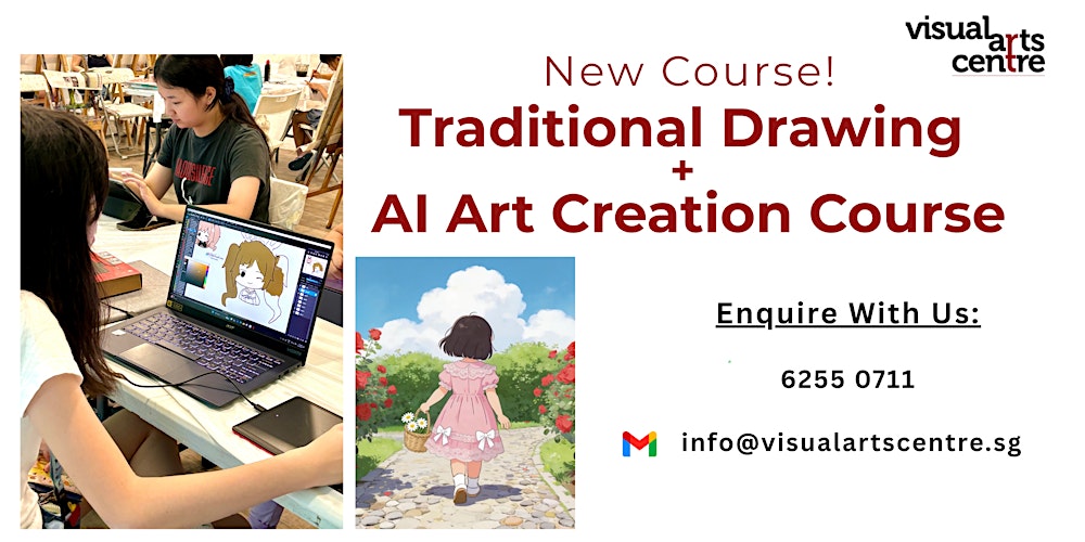 Brush Meets Bytes! - Traditional Drawing + AI Art Creation Course
