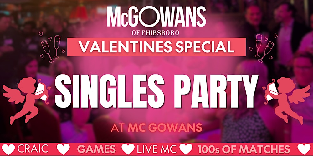 Male Ticket - Mc Gowans Valentine's Singles Party