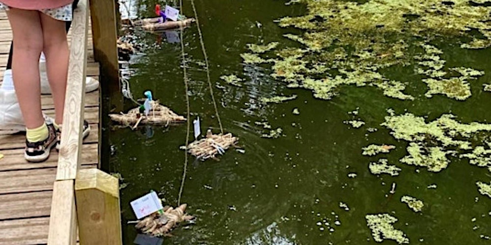 Spring  Boats, Rafts and Watery Sticks at Ryton Pools Country Park