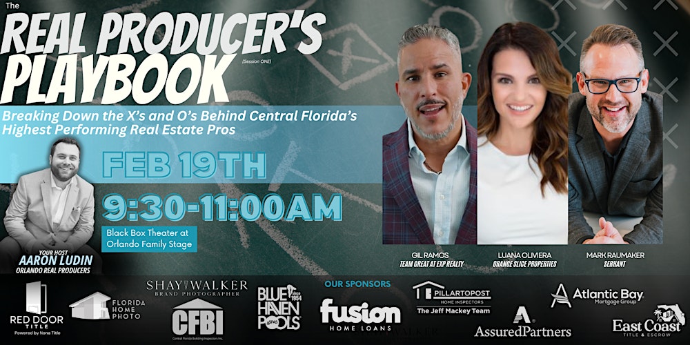 The Real Producers' Playbook [Kickoff Session]