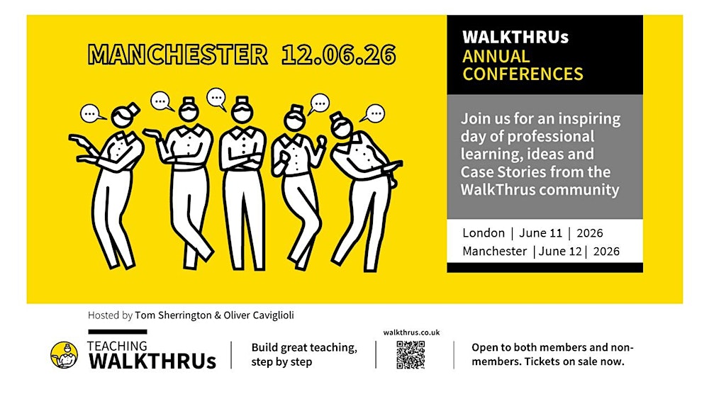 WALKTHRUs Summer Conference - Manchester 2026