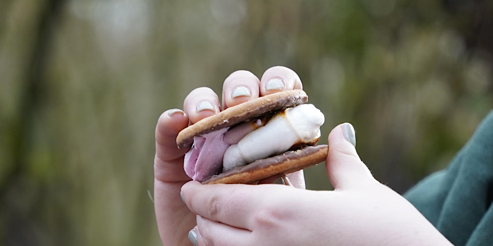 Dens, Hammocks and  Campfire S'mores at Kingsbury Water Park