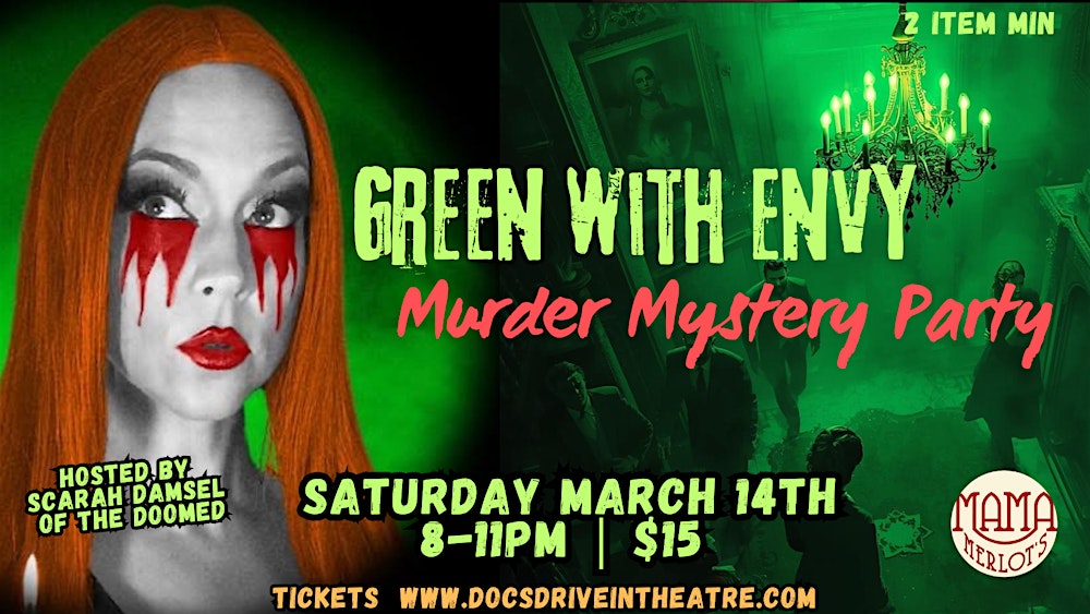 Green With Envy Murder Mystery Party at the Speakeasy