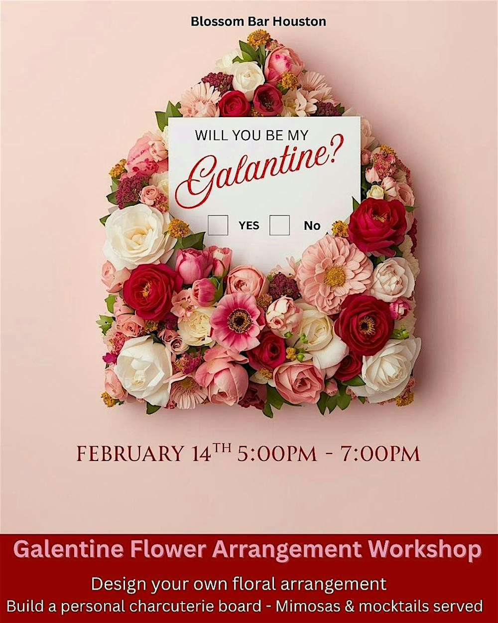 Galentine's Flower Arrangement Workshop