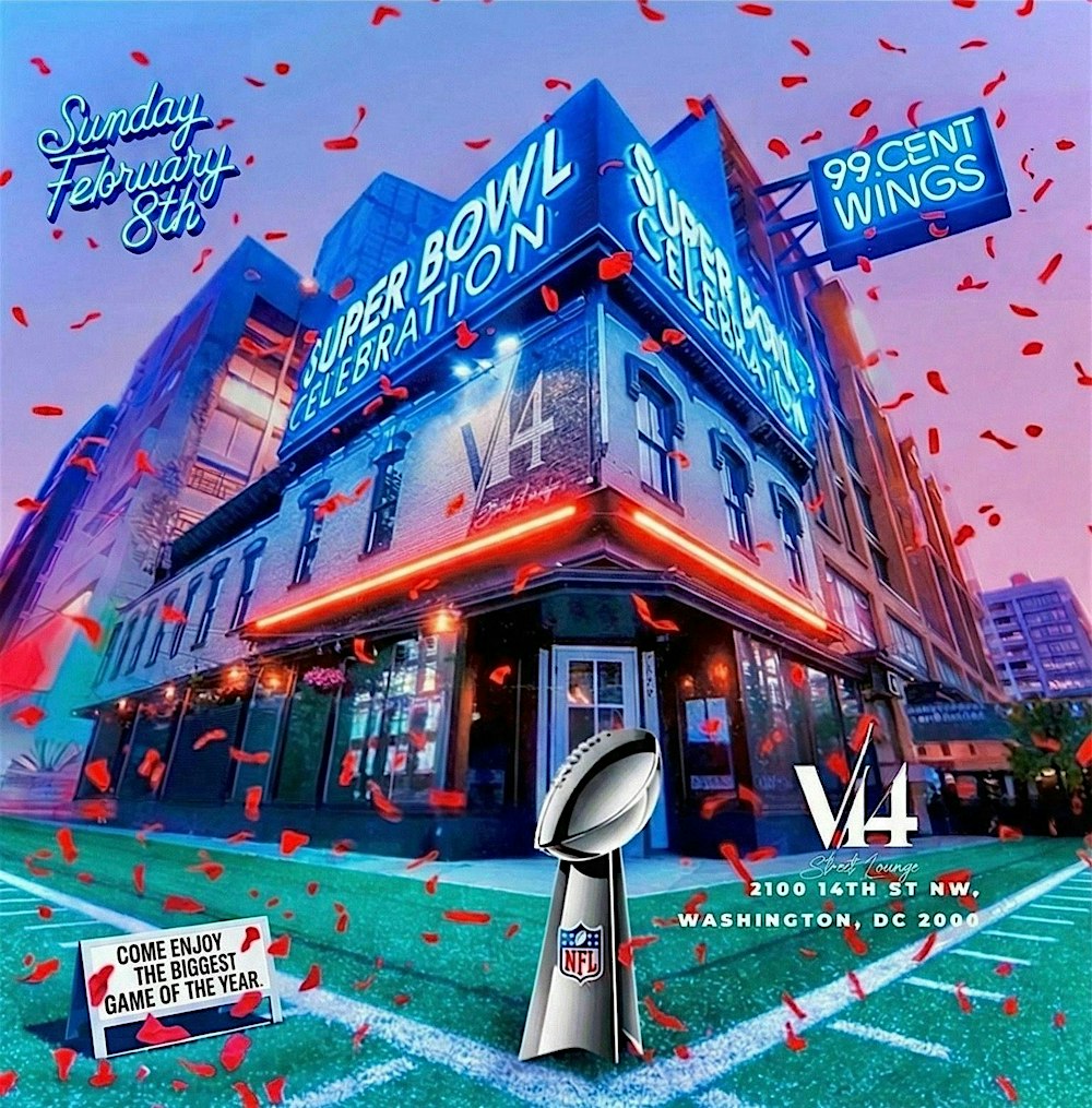 Super Bowl Sunday Brunch, Day Party & Watch Party at V14