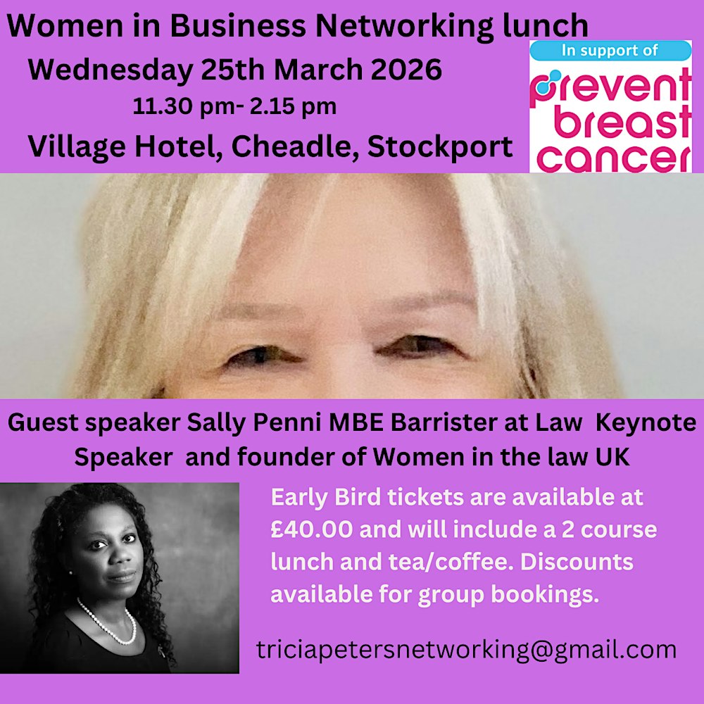 Women in Business  spring lunch - Cheadle