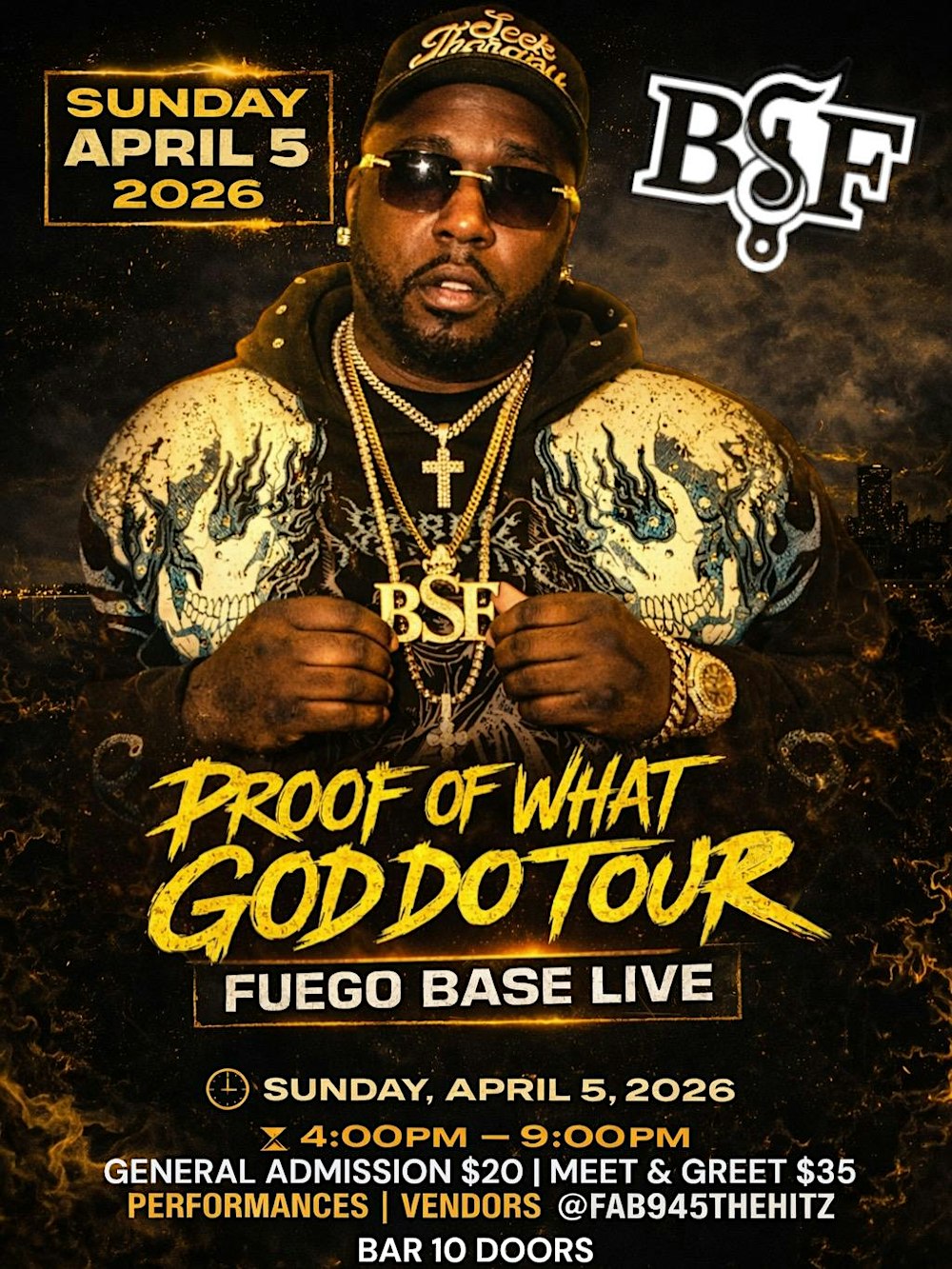 Proof of What God Do Tour : Fuego Base Live In Chicago