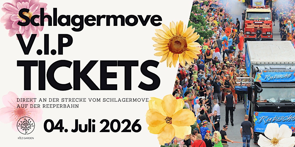 SCHLAGERMOVE im KIEZ GARDEN (VIP TICKETS)
