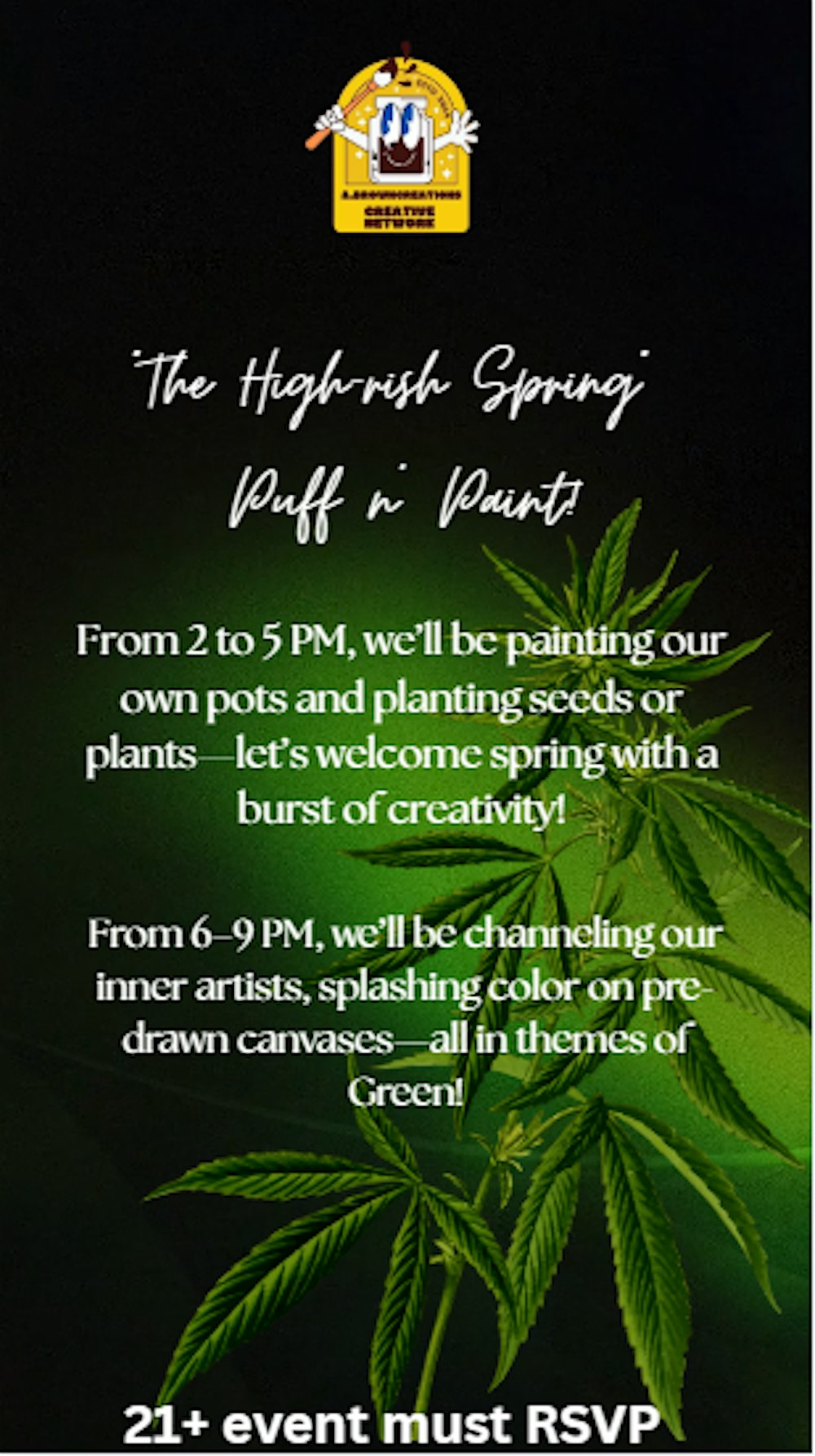 The "Lucky" Vibe March Puff n' Paint