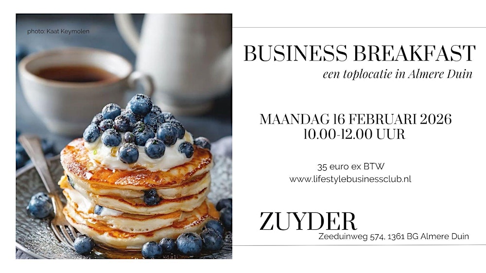Business Breakfast Almere Duin