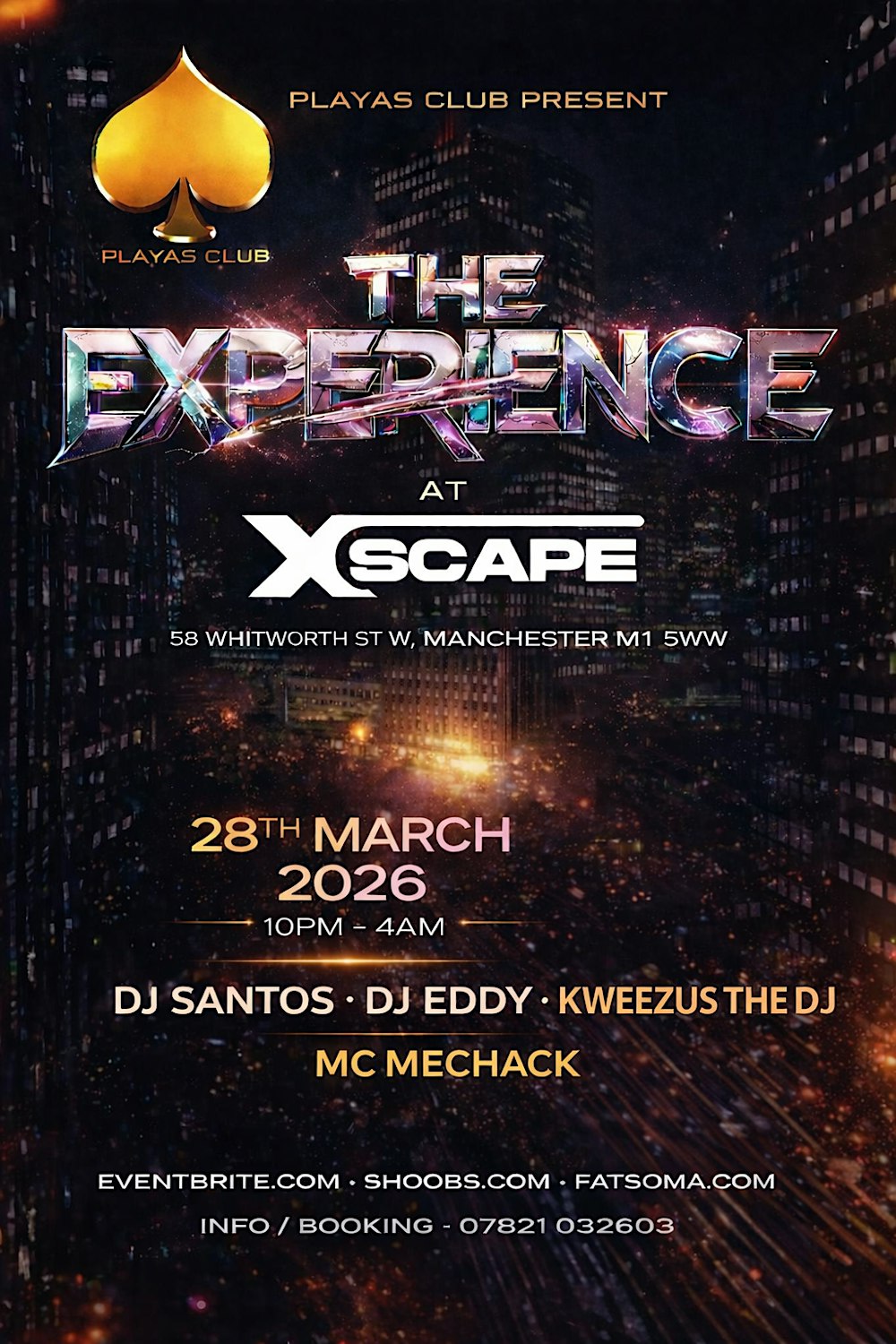 THE EXPERIENCE – Afrobeats, Amapiano & Hip-Hop Club Night | Manchester