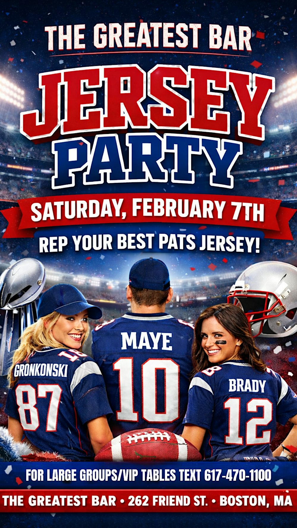 Jersey Party at The Greatest Bar