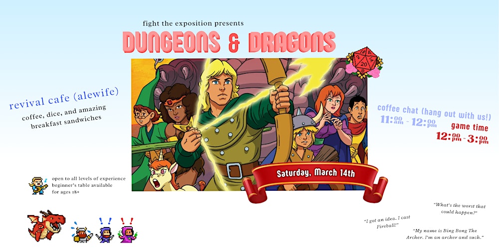 Dungeons and Dragons at Revival Cafe