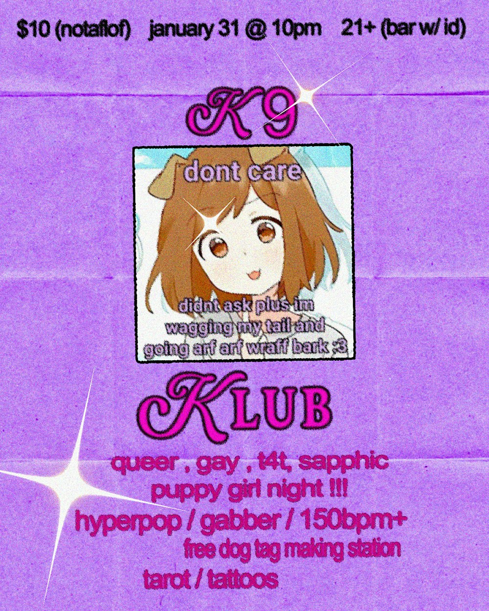 KLUB K9: puppy girl night <3