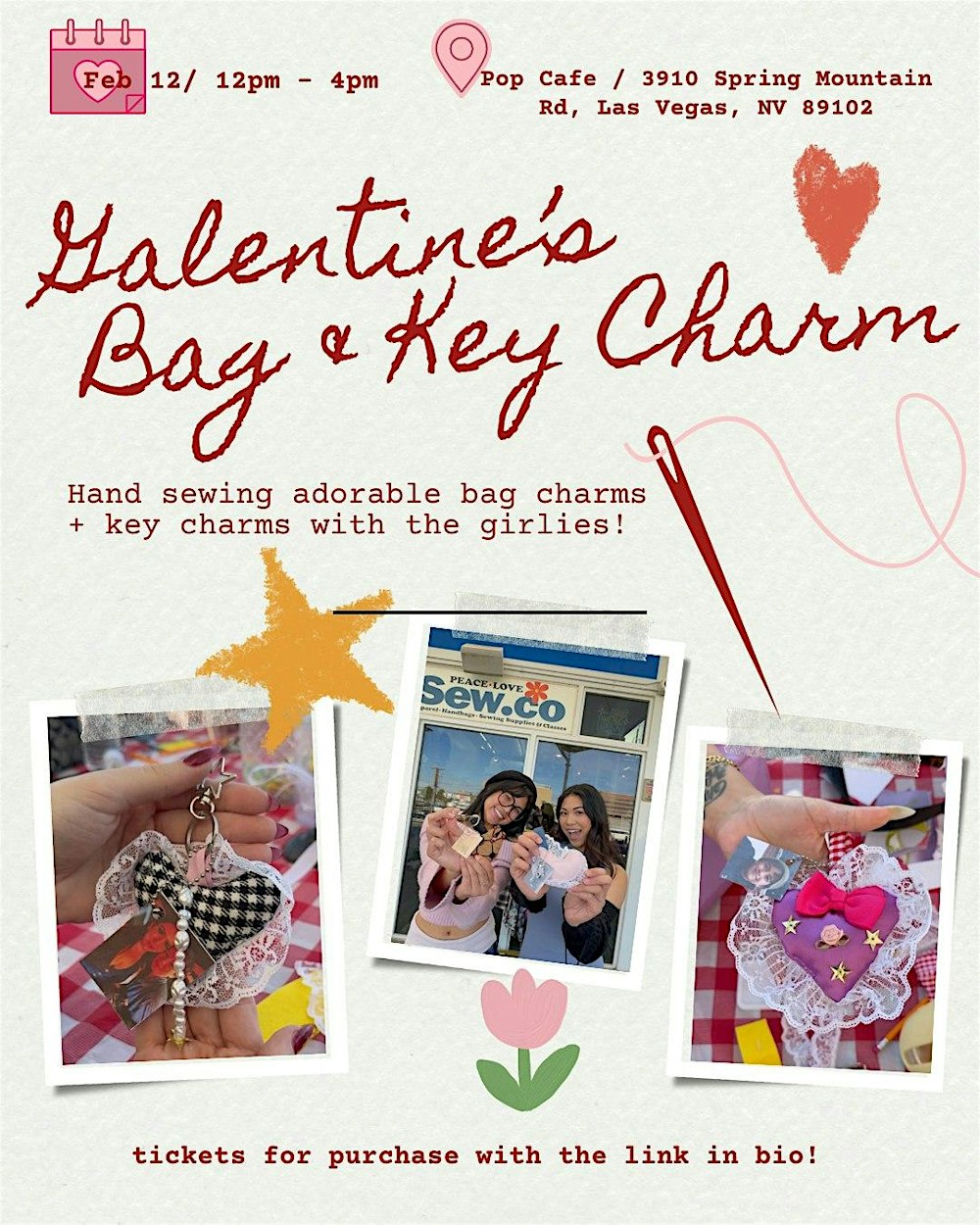 Galentine’s DIY Bag & Key Charm