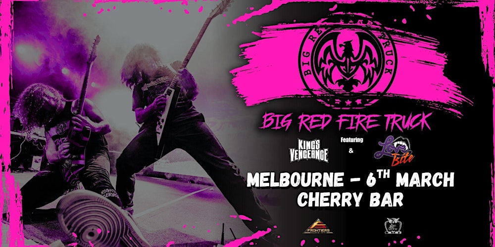 Big Red Fire Truck live at Cherry Bar, FRI March 6th