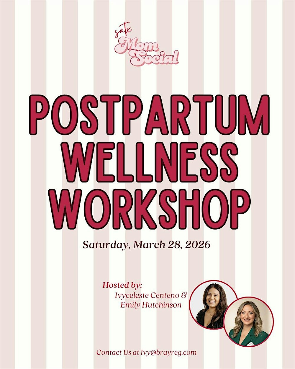 Postpartum Wellness Workshop: Supporting Moms in Every Season - FREE EVENT