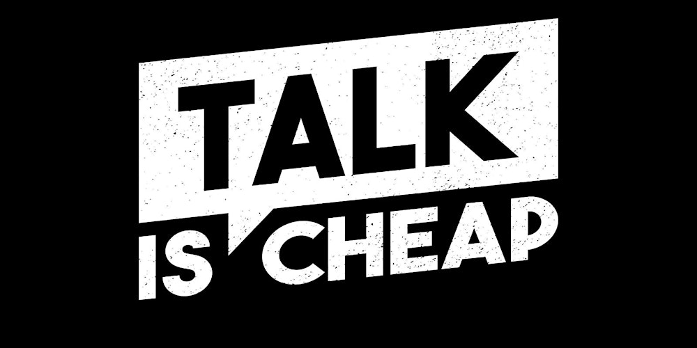 talk is cheap Inception