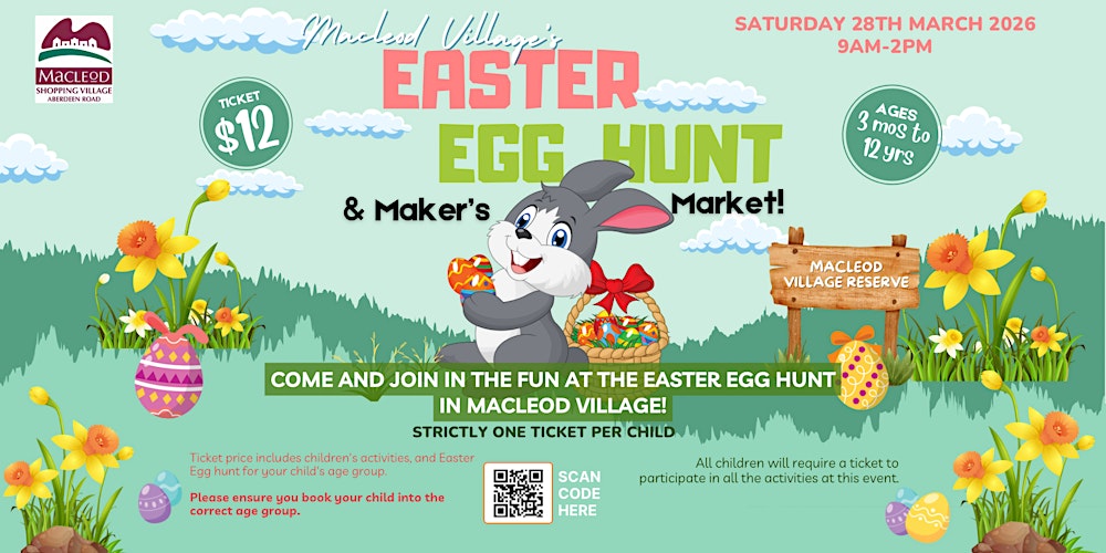 Macleod Village Easter Egg Hunt and Maker’s Market 2026