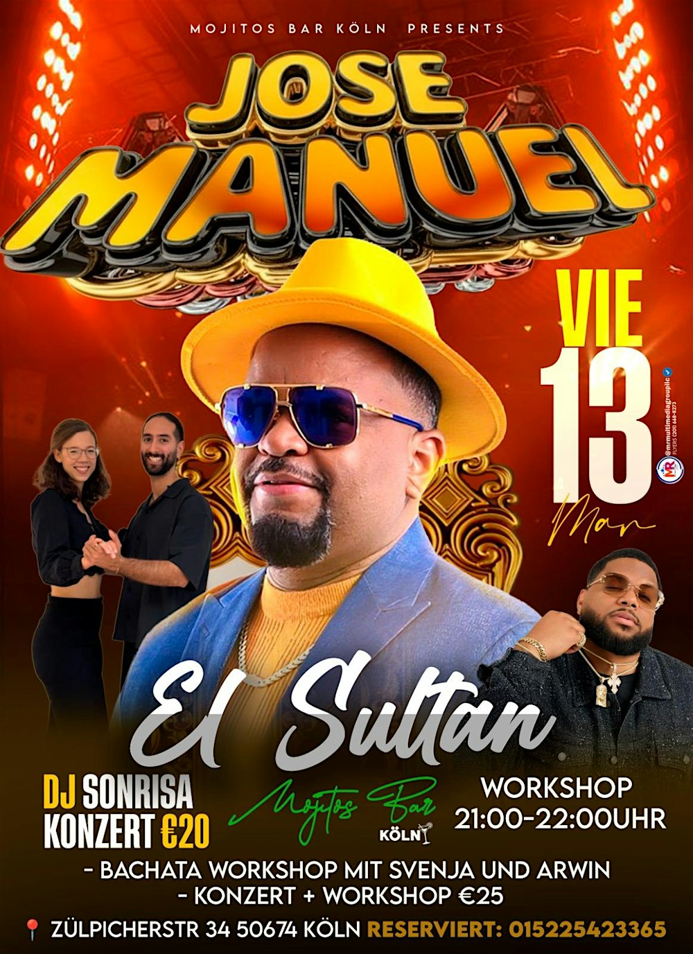 Bachata Konzert mit Jose Manuel