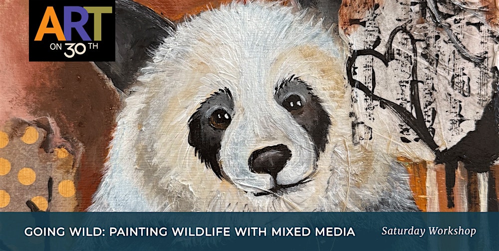 Going Wild: Paint Wildlife with Mixed Media workshop with Michele Loftus