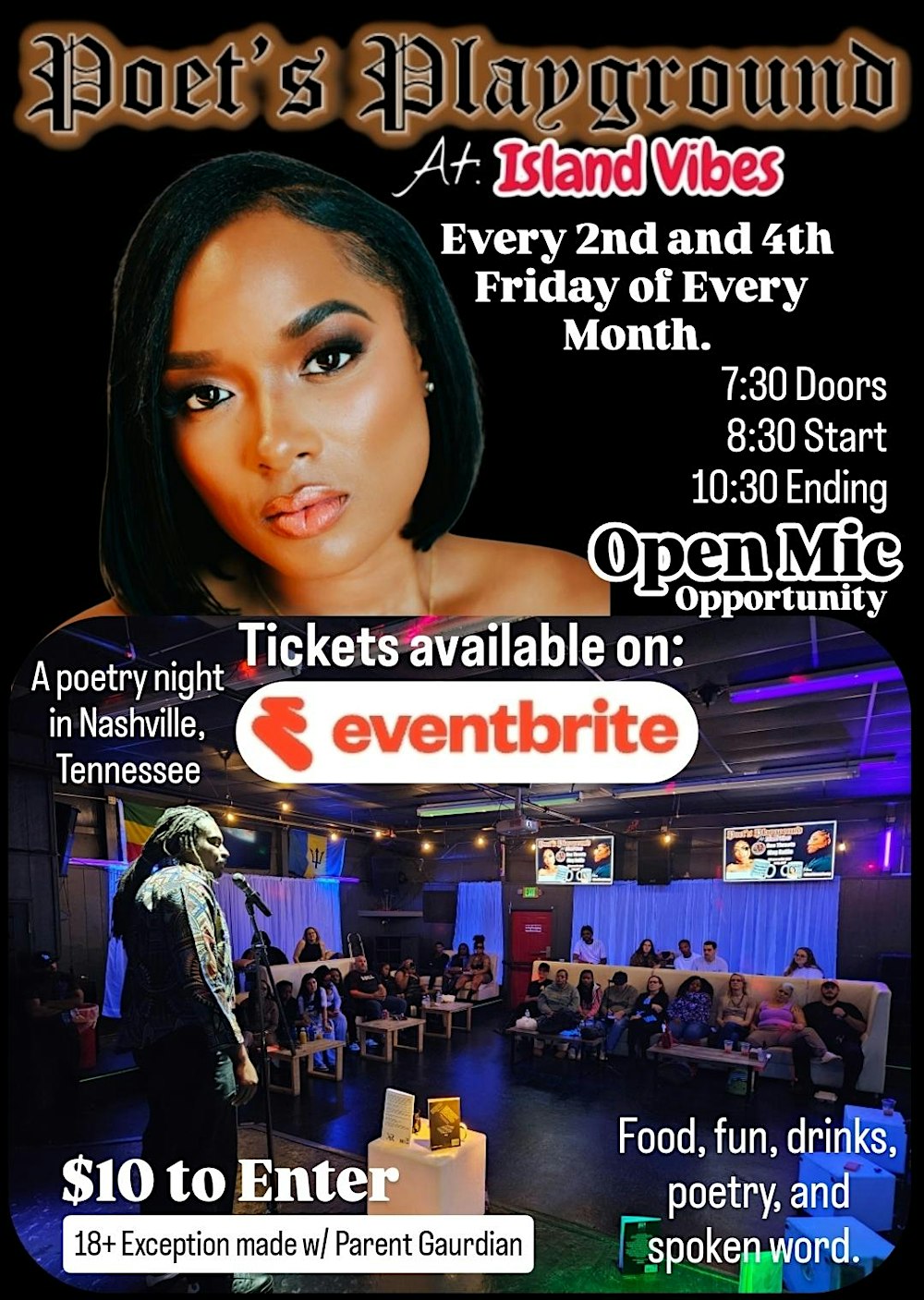 Poet's Playground - Dee Threets Invite "Be My Guest"