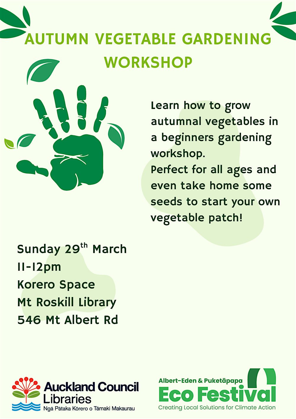 Autumn Vegetable Gardening Workshop