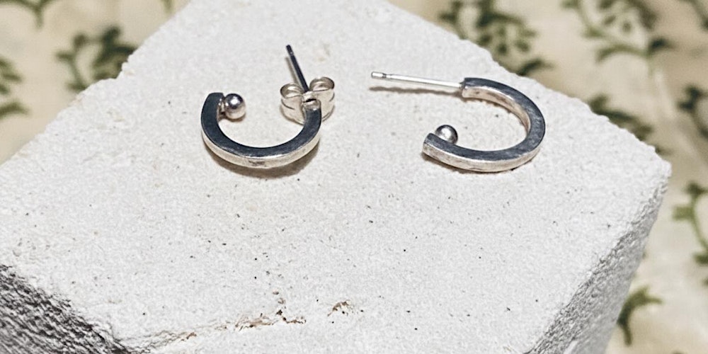 Jewellery Making: Silver Hoop Studs