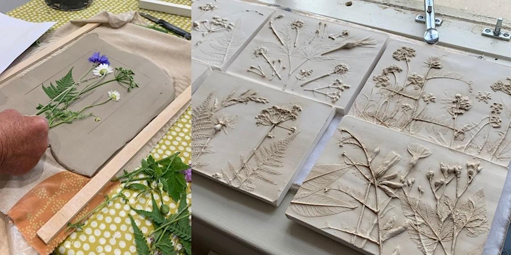 Botanical Bas Relief Plaster Relief Tiles