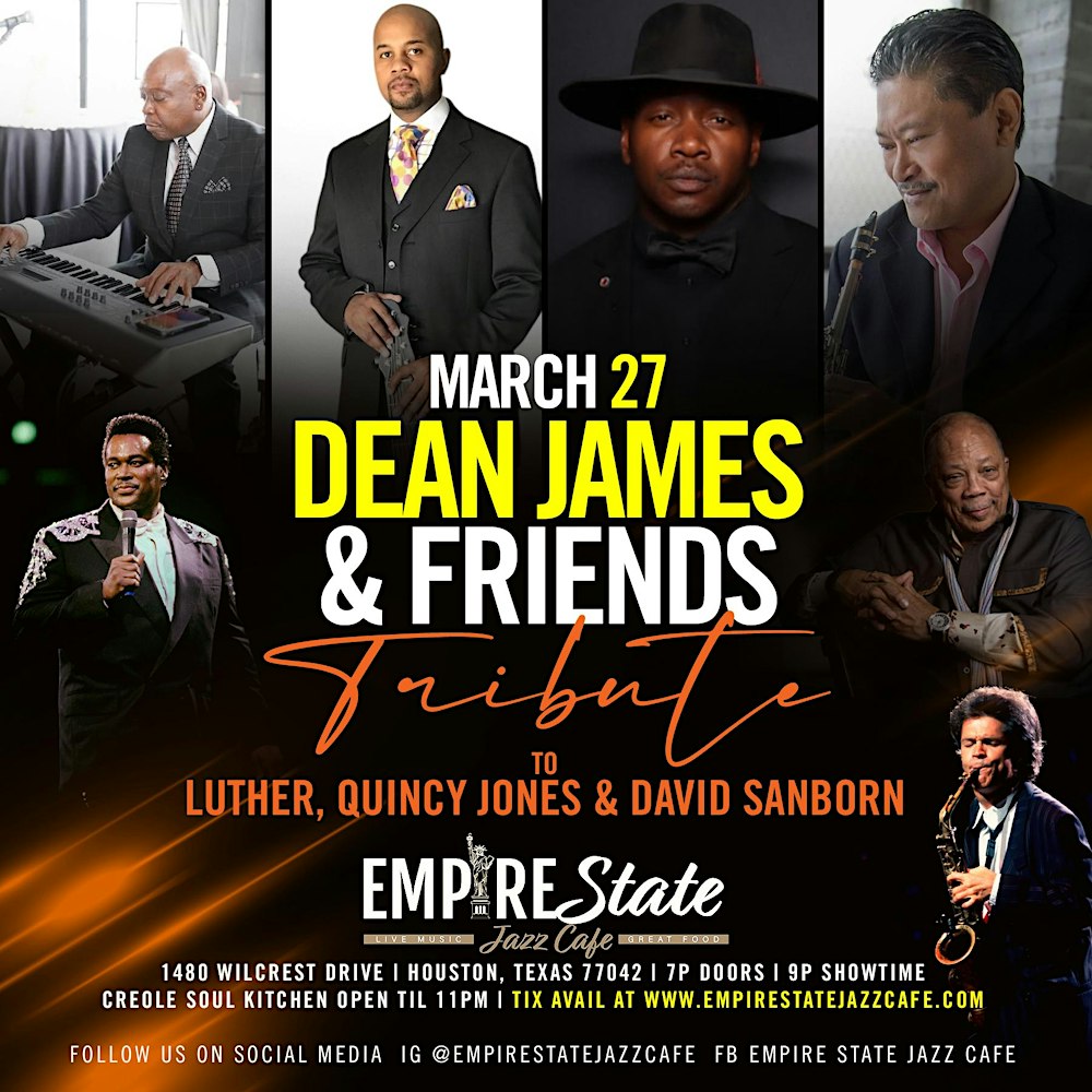 3/27 - Jazz Tribute to Luther Vandross, Quincy Jones & David Sanborn