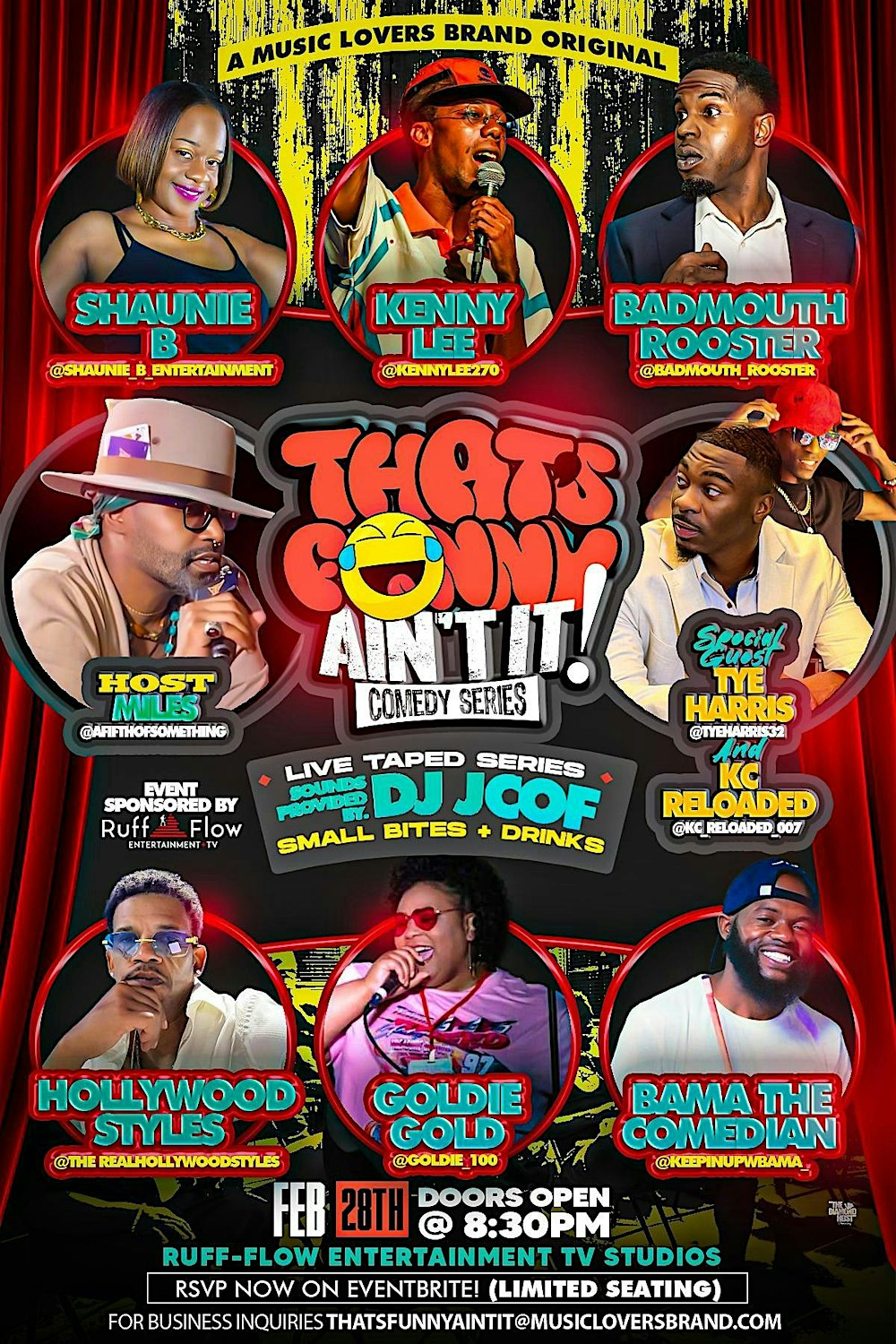 That's Funny Ain't It! | LIVE TAPING! w/ Special Guest Tye Harris