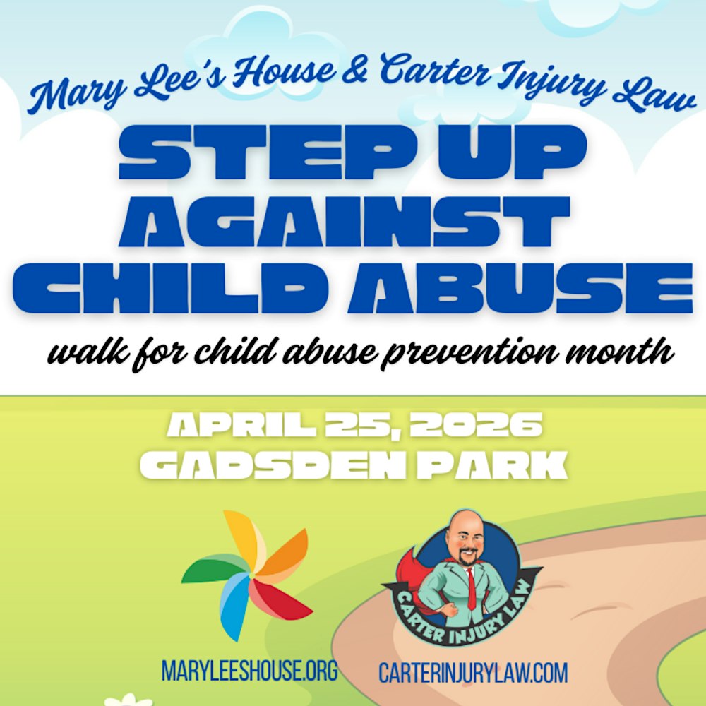 Mary Lee's House and Carter Injury Law - Step Up Against Child Abuse 5K