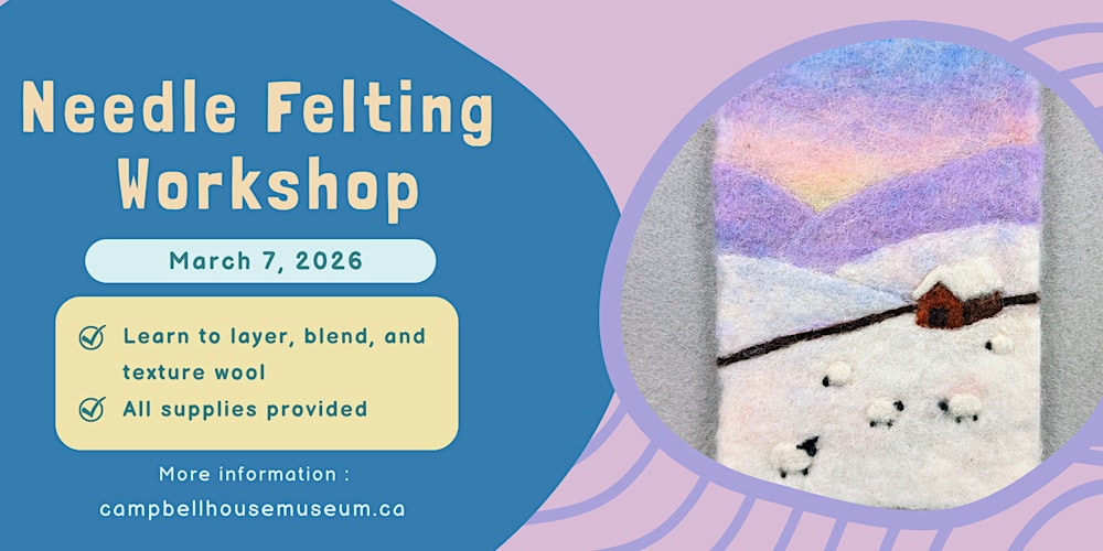 Needle Felting  Workshop with Woolly Doodles