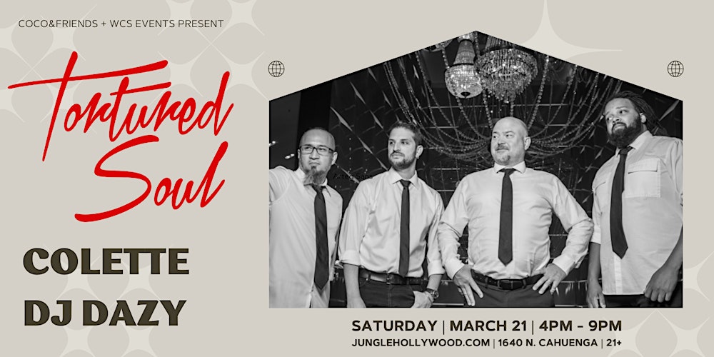 Tortured Soul, Colette and DJ Dazy at Jungle Hollywood