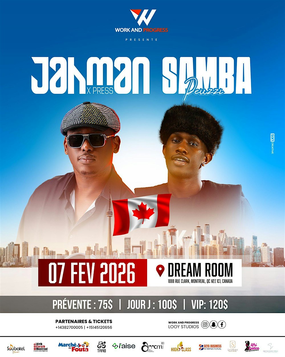 Jahman Xpress x Samba Peuzzi - Live in Montreal
