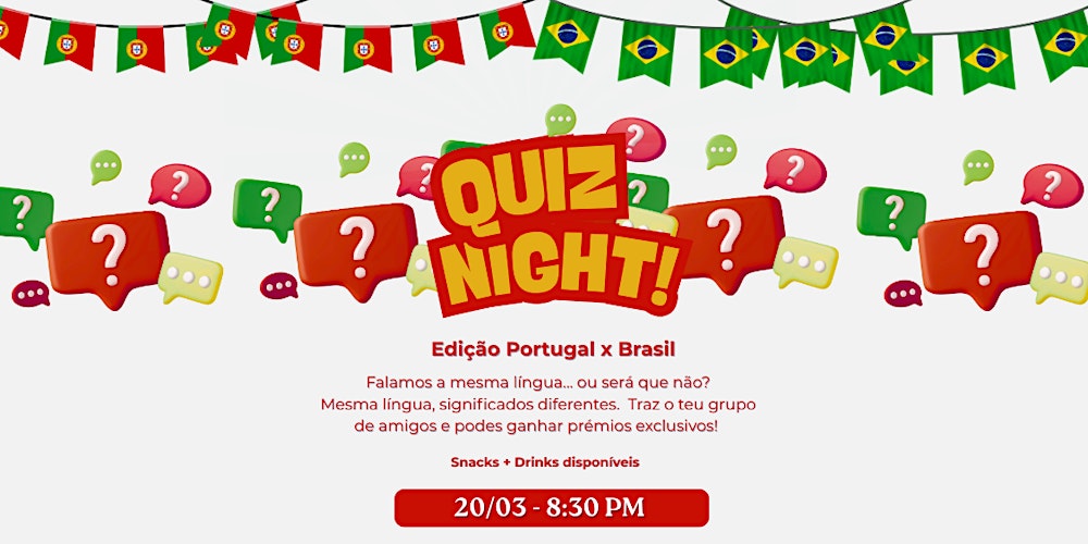 Quiz night: Portugal x Brasil