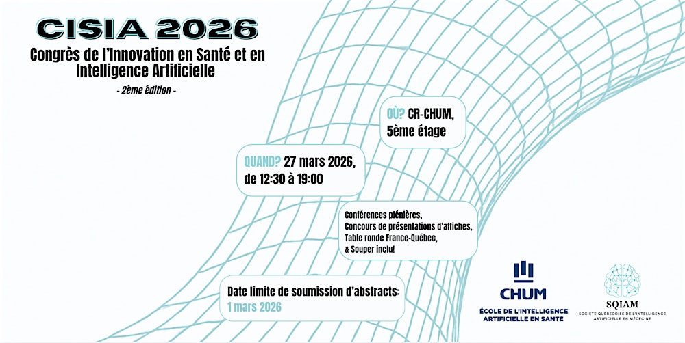Congrès de l'Innovation en Santé et en Intelligence Artificielle (CISIA)